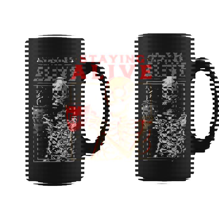 kulltaying Alive スケルトン ドリンクコーヒー コーヒーマグ