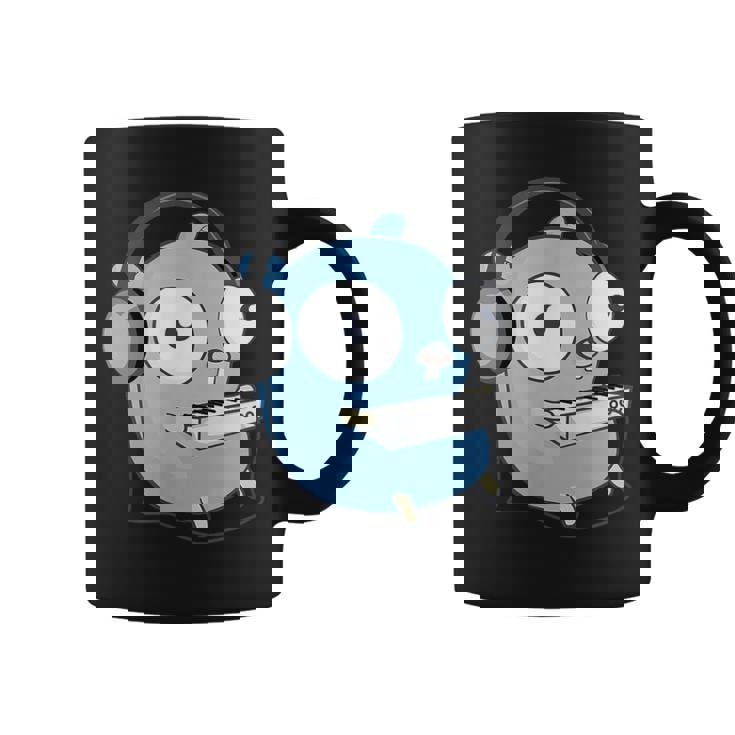 Go Developer Golang Music Goper コーヒーマグ