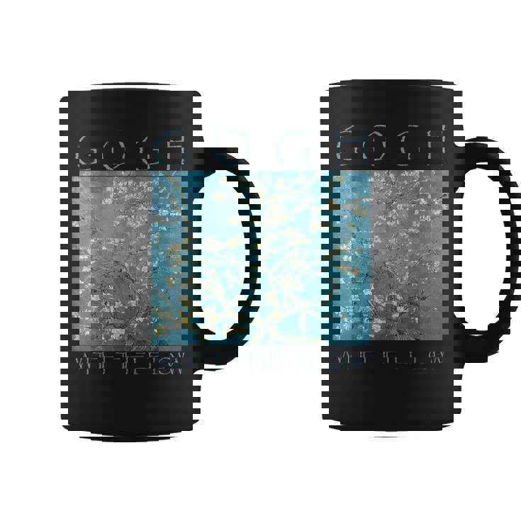 Gogh With The Flow アーモンドブロッサム ヴァン・ゴッホの絵画 コーヒーマグ