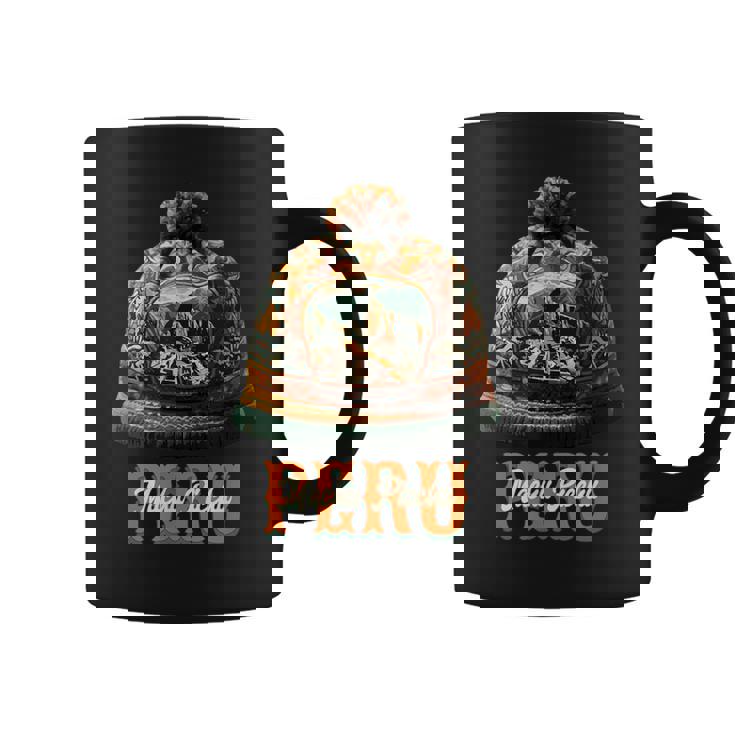 Grafico マルチカラー Chullo Peruano Machu Pichu コーヒーマグ