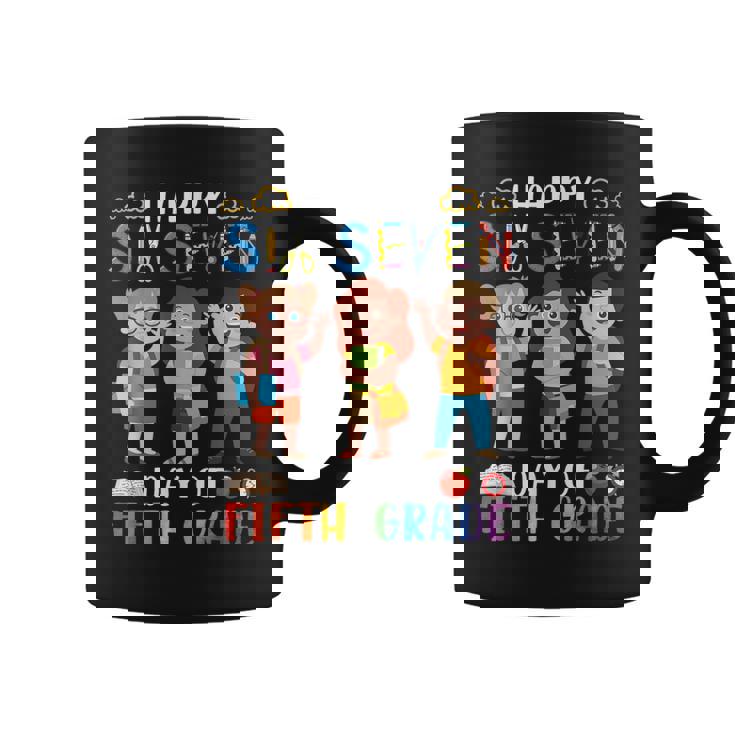 Happy Six Seven Day Of Fifth Grade Student Back To School Coffee Mug