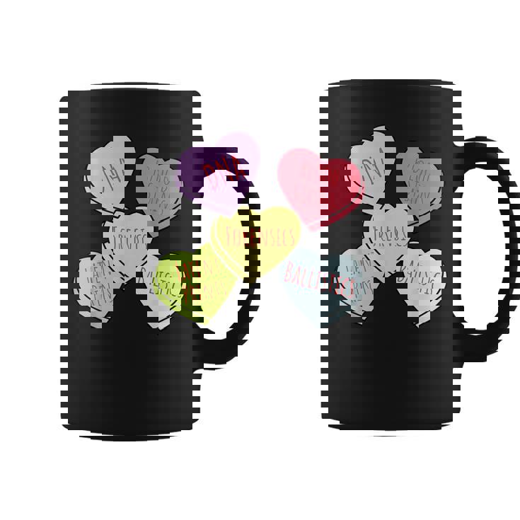 Heart Candy Forensics Science Valentines Scene Investigation Coffee Mug