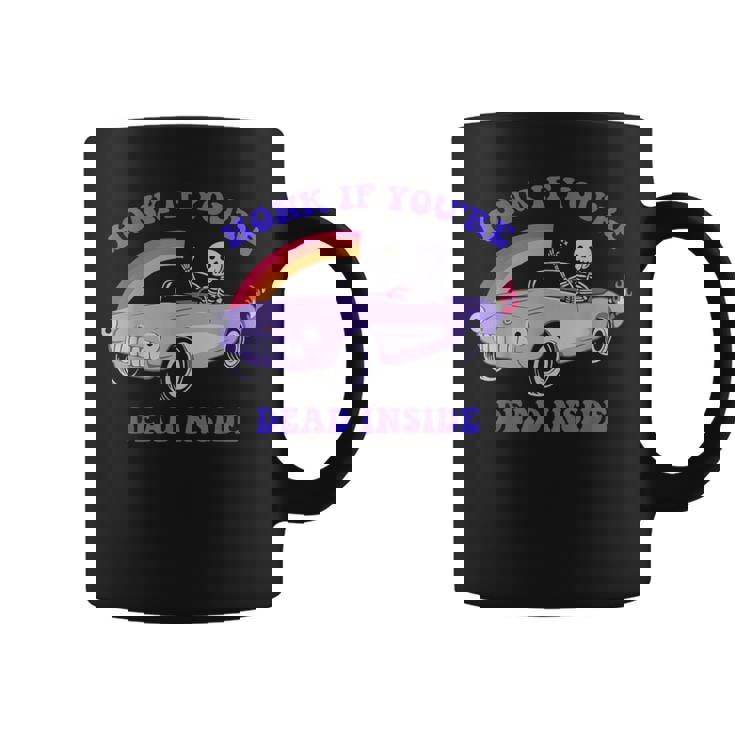 Honk If You're Dead Inside デザイン コーヒーマグ
