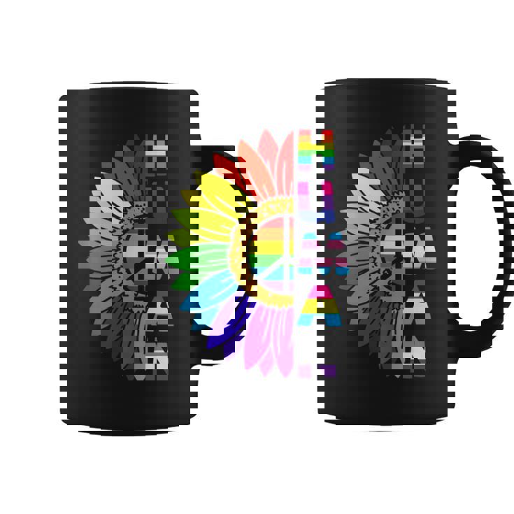 Human LGBTQ Gay Homosexual Queer Sunflower Bisexual Tank Top Coffee Mug