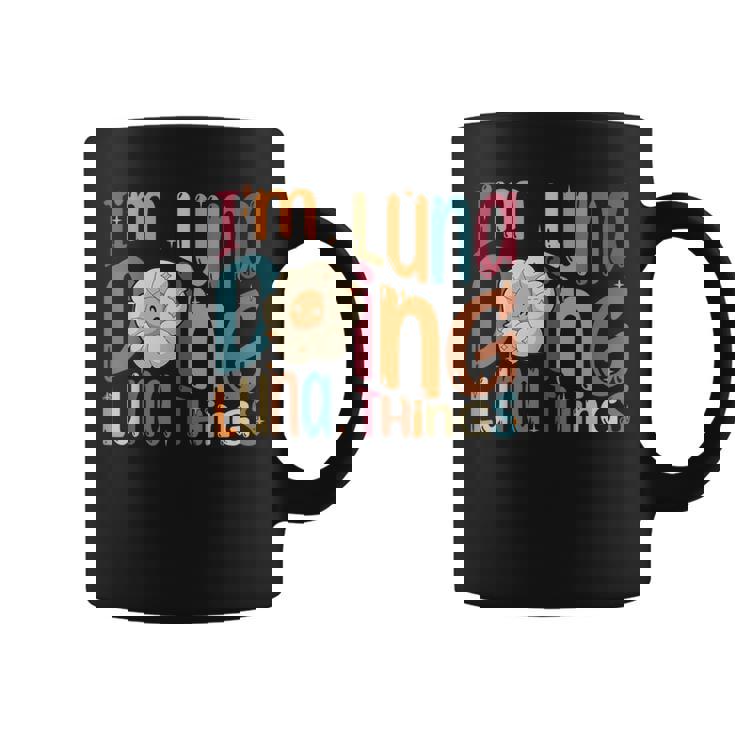 I'm Luna Doing Luna Things Groovy Retro Luna コーヒーマグ