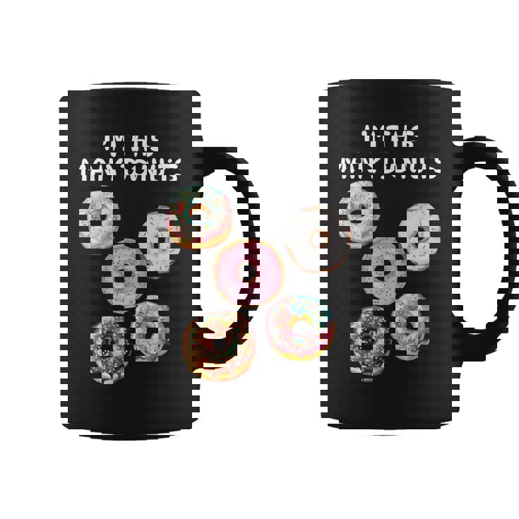 I'm Many Donuts 面白いドーナツフィットネス格言 コーヒーマグ