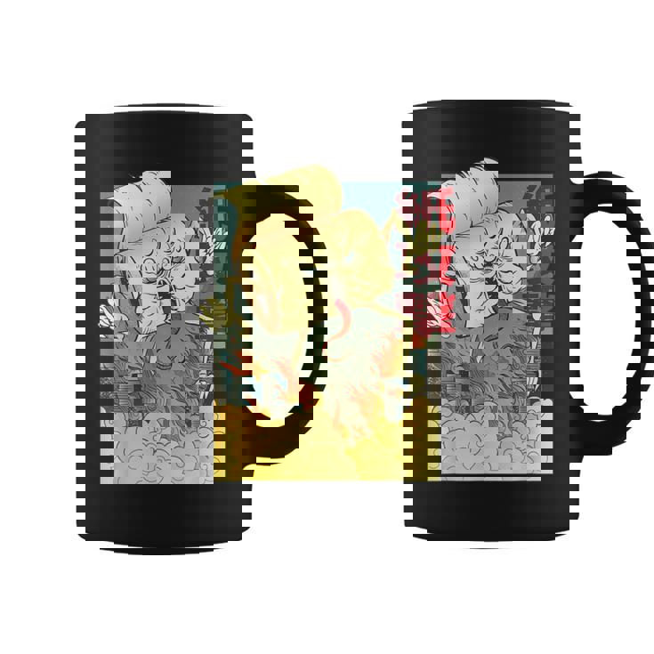 Japanese Anime Toilet Paper Monster Attackintage Poster コーヒーマグ