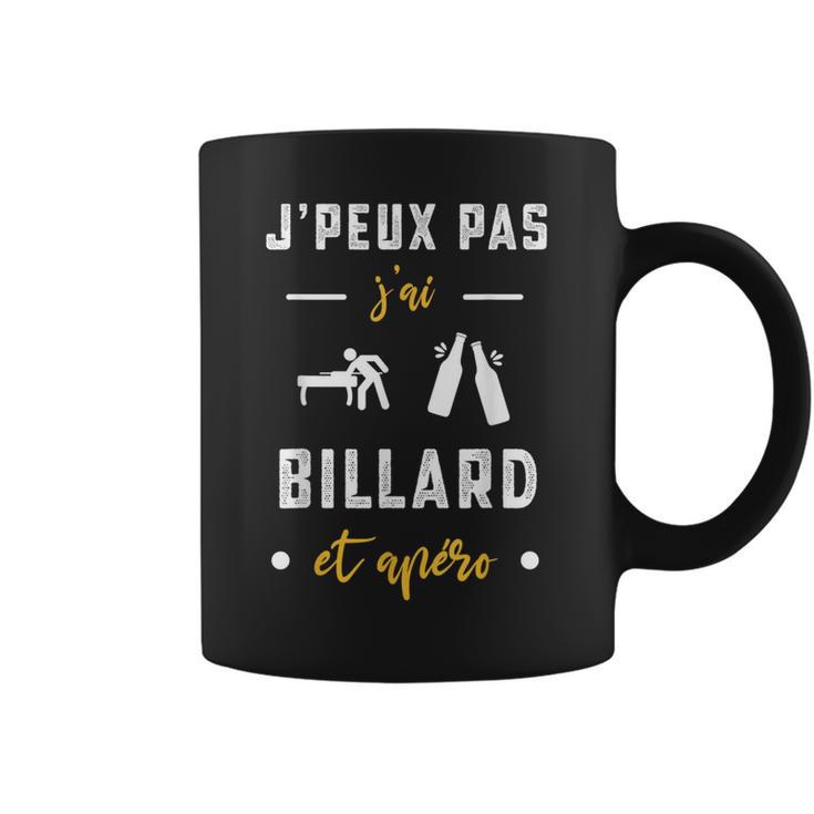 Je Peux Pas J'ai Billard Et Apéro Humour Billard Tasse