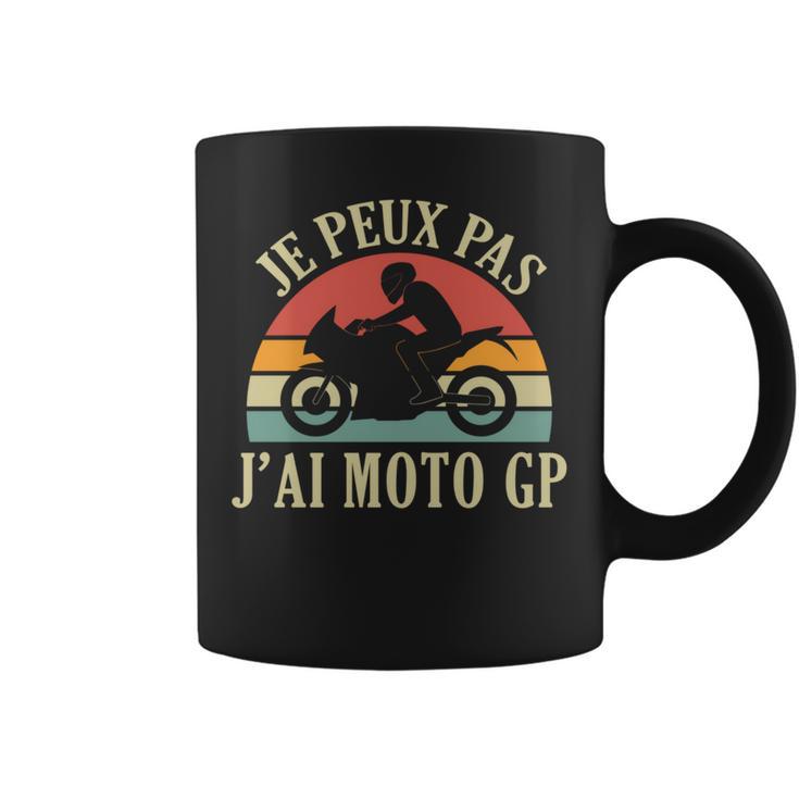 Je Peux Pas J'ai Moto Gp Courses Motos Motard Humour Manche Longue Tasse
