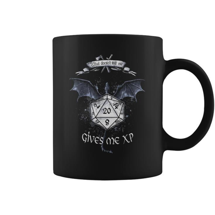 Juego De Rol Dados Dragón W20 Experiencia Xp Taza de café
