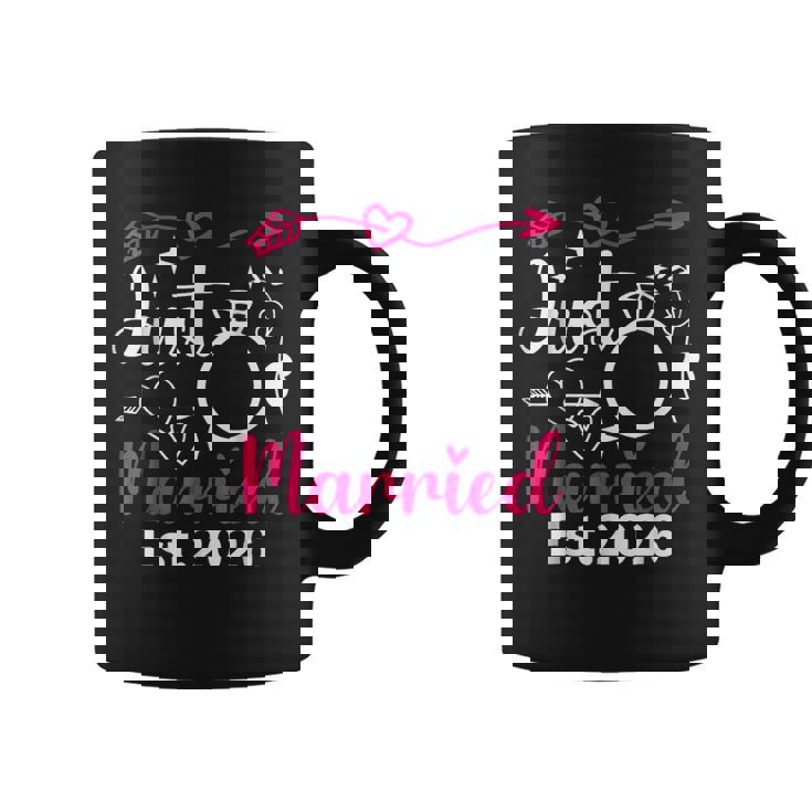 Just Married 2026 Couple Lune De Miel Amoureux De Fiancée Tasse