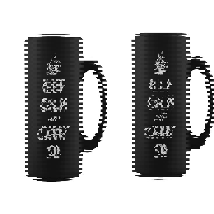 Keep Calm And Carry On ヴィンテージポスタープリント レトロ コーヒーマグ