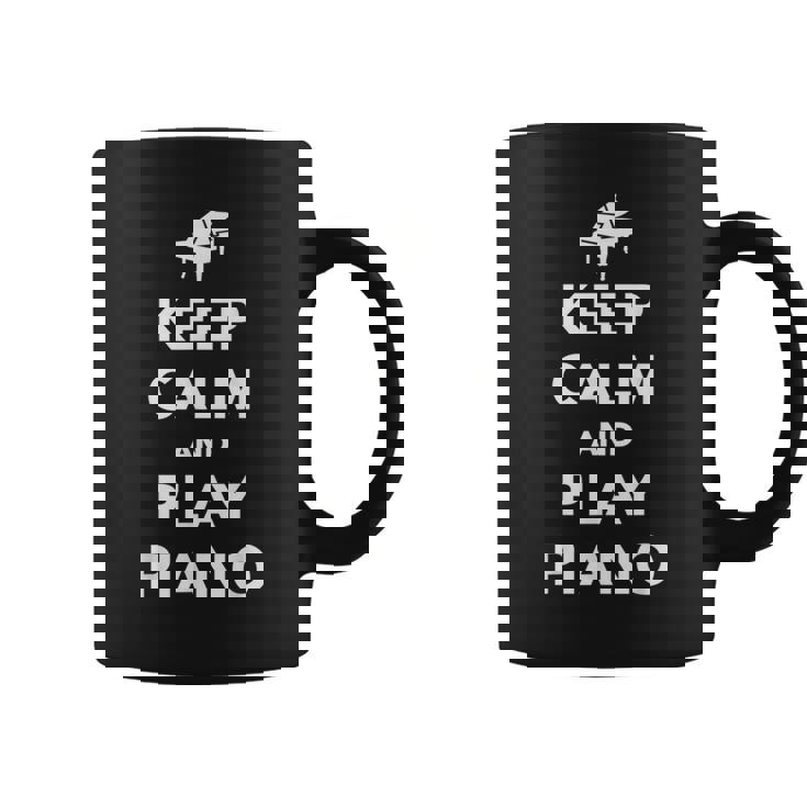 Keep Calm Piano Tasse