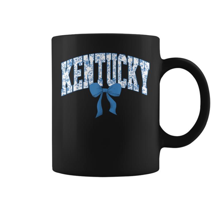 Kentucky Coquette Bow Floral State Pride Style Girls Women Coffee Mug