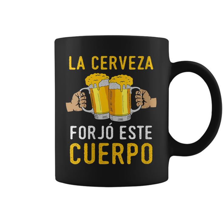 La Cerveza Forjó Este Cuerpo Beber Divertidas Cuello Taza de café