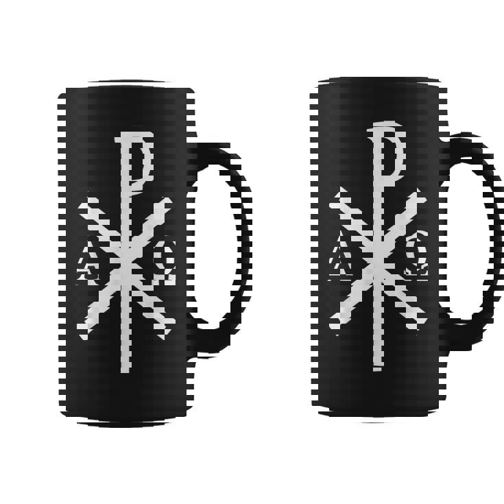 La Croix Chi-Rho -Ymbole De Jésus-Christ -2 Tasse