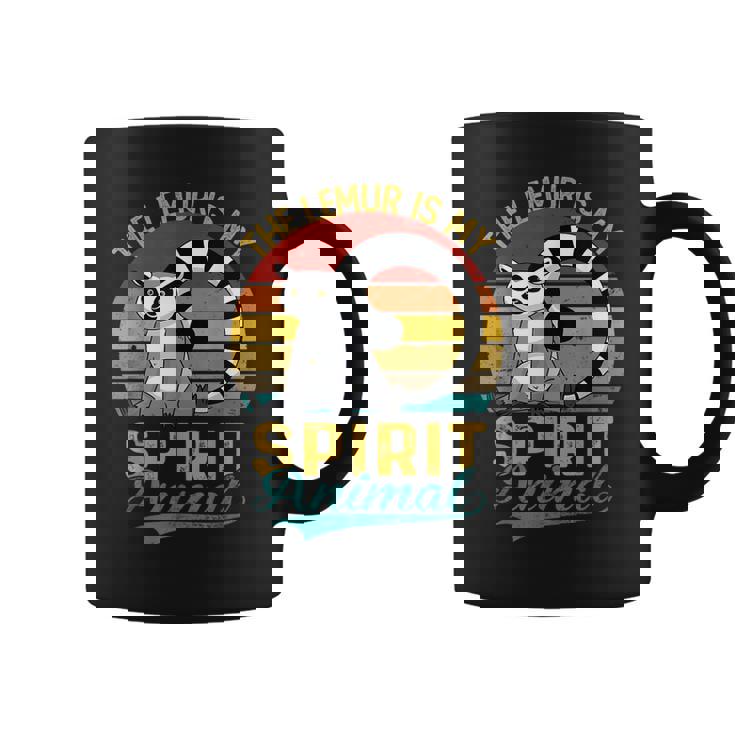 The Lemur Is Mypirit アニマルシャツ ファニーベンテージ キツネザル コーヒーマグ