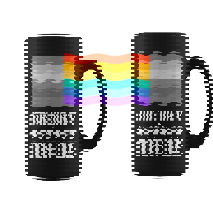 Lgbt More Equality More Lovetシャツ Lgbtq ゲイ レズビアン Lgbt コーヒーマグ