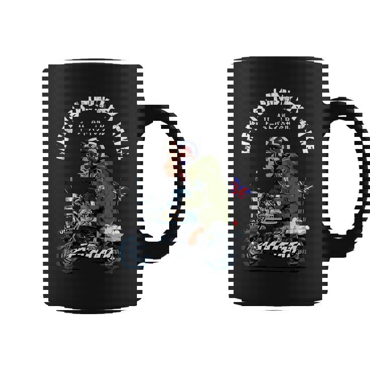 Life Is A Monkey Bike クラシック ブリットモッド コーヒーマグ