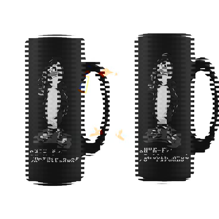 Linux Tux Penguinudo Rm Rf Pc Nerd Computer Freak Hacker コーヒーマグ