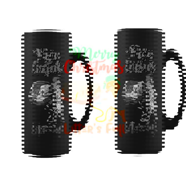 Litter's Full Merry Christmas Cat Lovers Holidays Xmas Coffee Mug