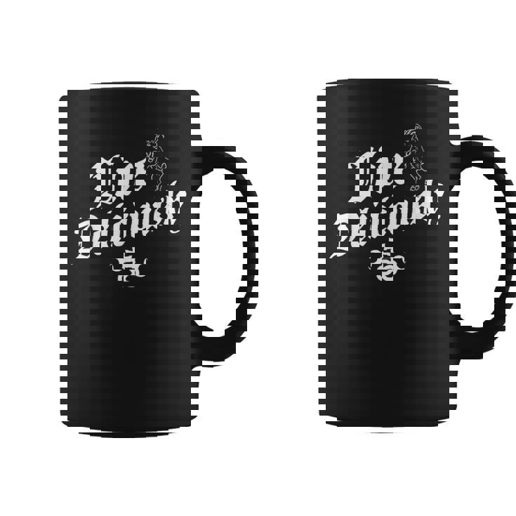 Live Deliciously ヴィンテージ アンティーク調 魔術 オカルト コーヒーマグ