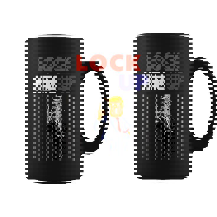 Lock Him Up Anti Trump Political コーヒーマグ