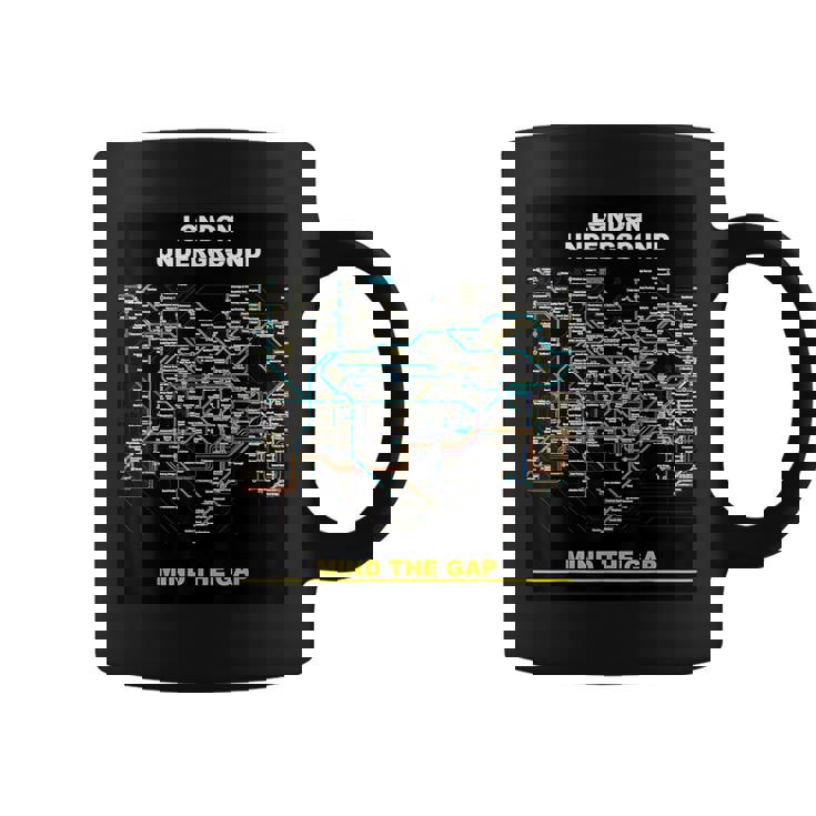 London Underground Mind The Gap Map England Uk 電車管 コーヒーマグ