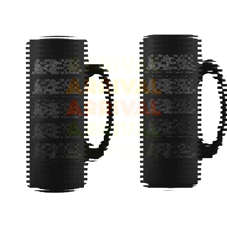 Love Heart Arrival グランジ ビンテージスタイル ブラック コーヒーマグ
