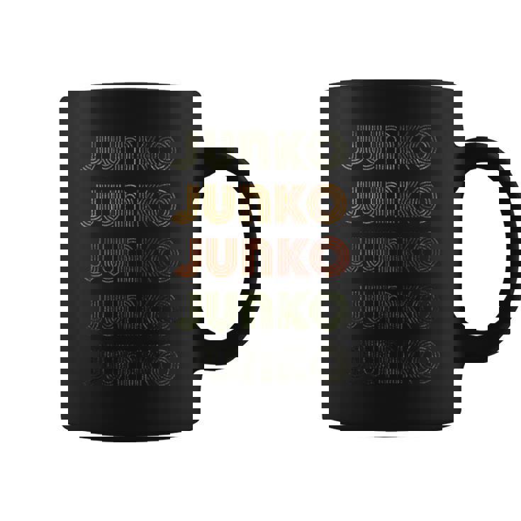 Love Heart Junko グランジビンテージスタイル ブラック ジュンコ コーヒーマグ