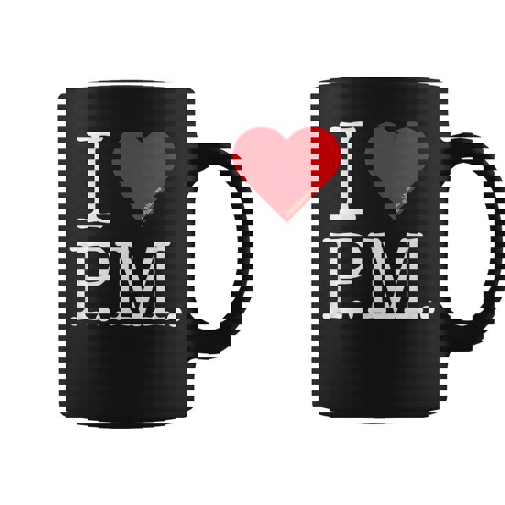 I Love Initials コーヒーマグ