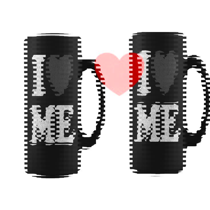 I Love Me シャツ Y2k ジョーク I Heart Me Love Myself Maine コーヒーマグ