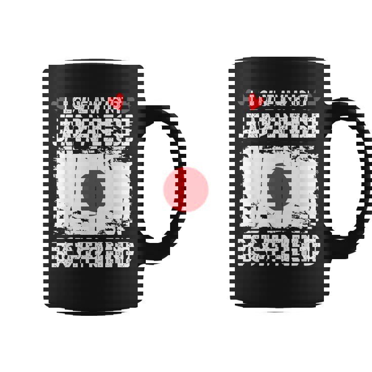 I Love My Hot Japanese Boyfriend Couple Japan Flag コーヒーマグ