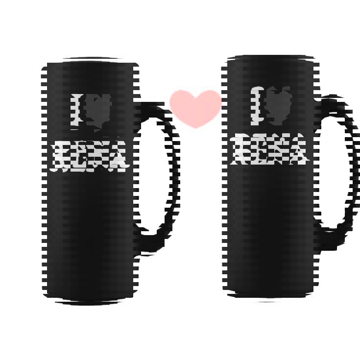 I Love Rena 私は愛する Rena コーヒーマグ