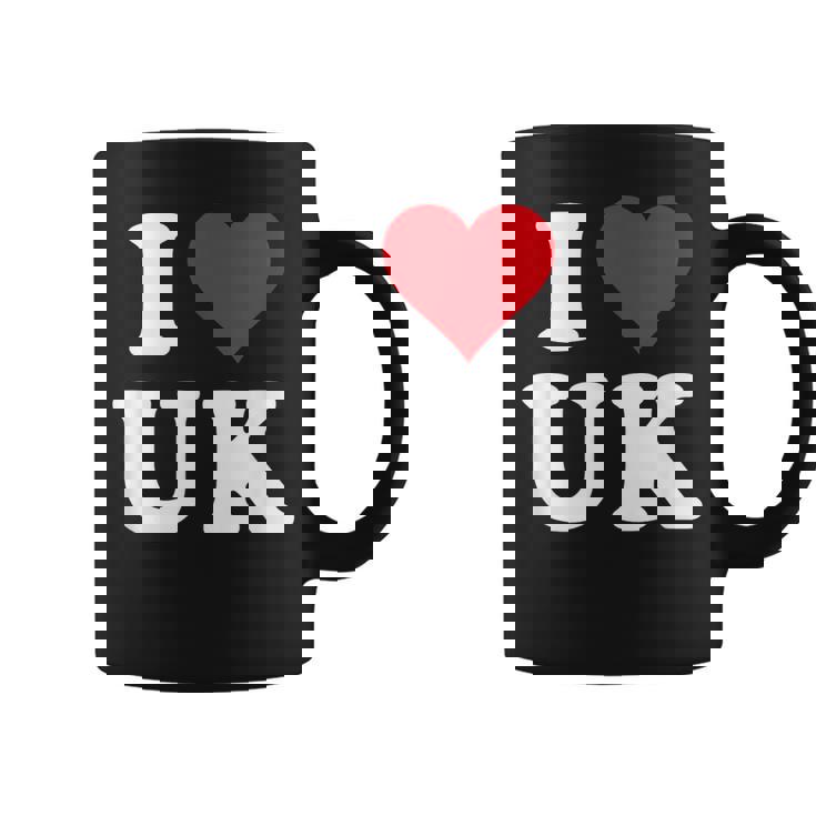 I Love Uk Initials I Heart UK First Last Name U K コーヒーマグ