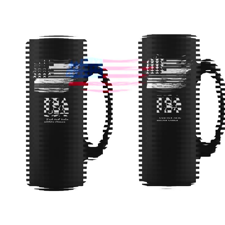 I Love Usa Cool Unitedtates Of America Flag T Usa コーヒーマグ