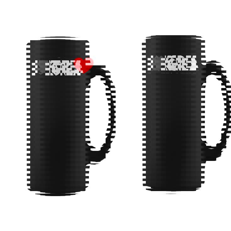 I Love ハート Korea コーヒーマグ