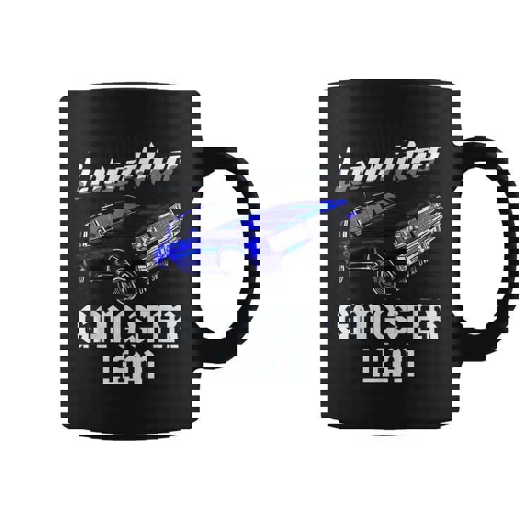 Lowrider Gangster Lean Low &Low Chicano Cholo ビンテージカー コーヒーマグ