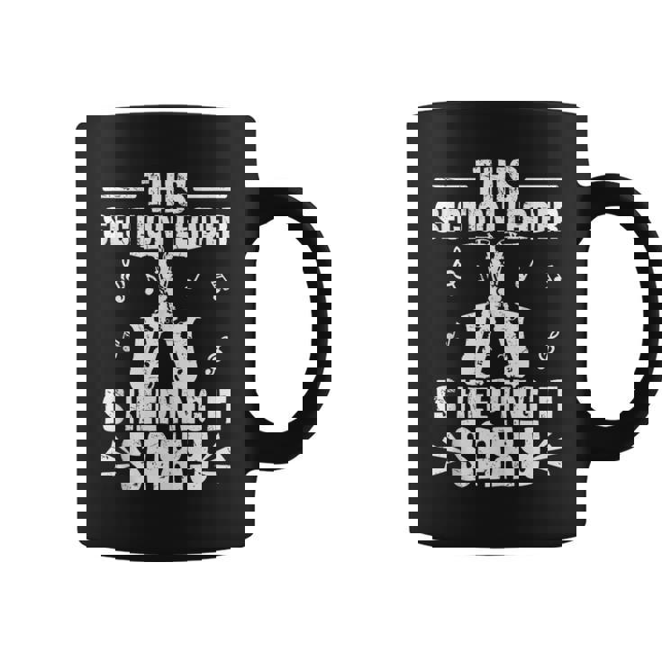 Marching Band Keeping It Saxy Saxophone Section Leader Tank Top Coffee Mug