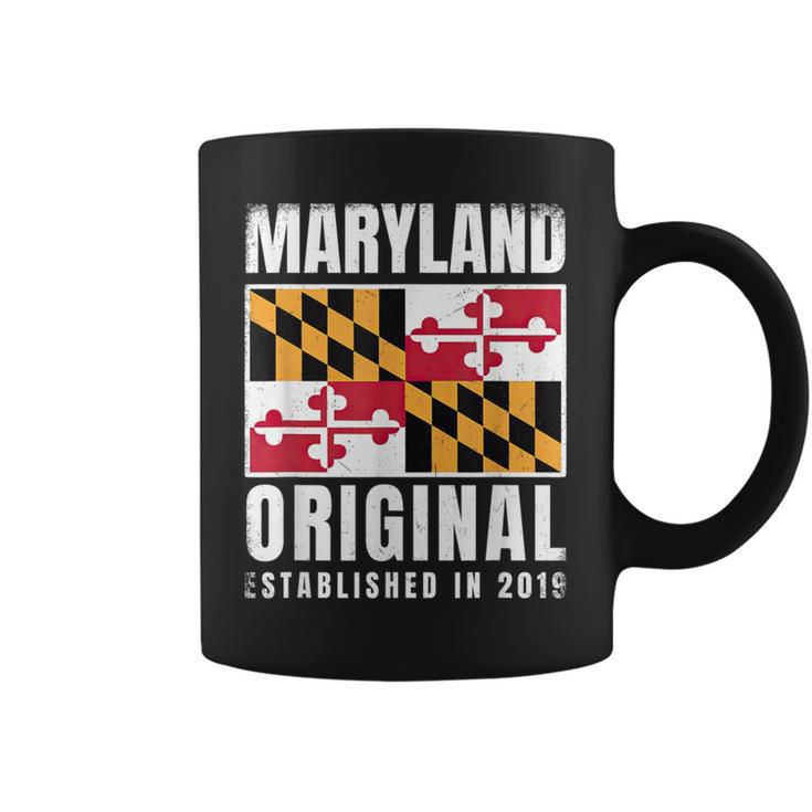 State Mugs Maryland Original 2019 State Flag Birthday Coffee Mug | Mazezy