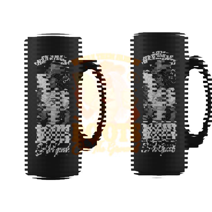 Melanin Cowgirl Swag History Africa Melanin Juneteenth Coffee Mug