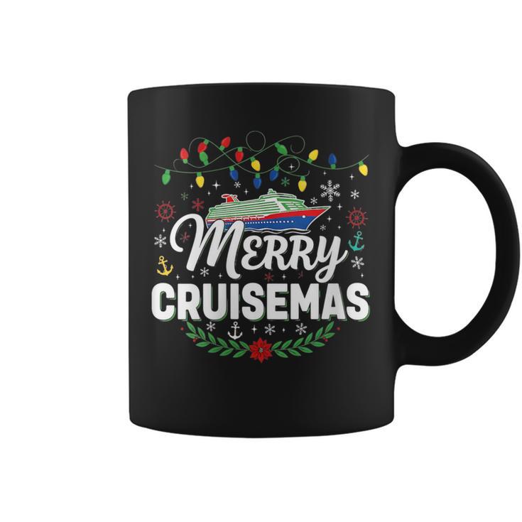 Merry Cruisemas Cruise Christmas Lights Nautical Coffee Mug