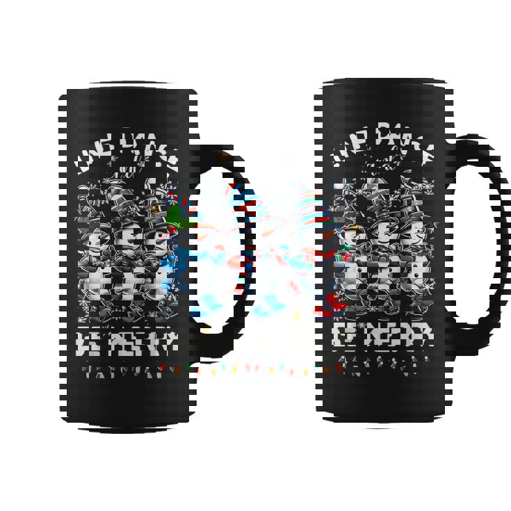 Be Merrynowman Line Dance クリスマス 面白い ホリデーダンス コーヒーマグ