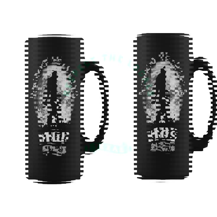 Mingus Texas Bigfoot Night Walk Retro Moon 長袖tシャツ コーヒーマグ