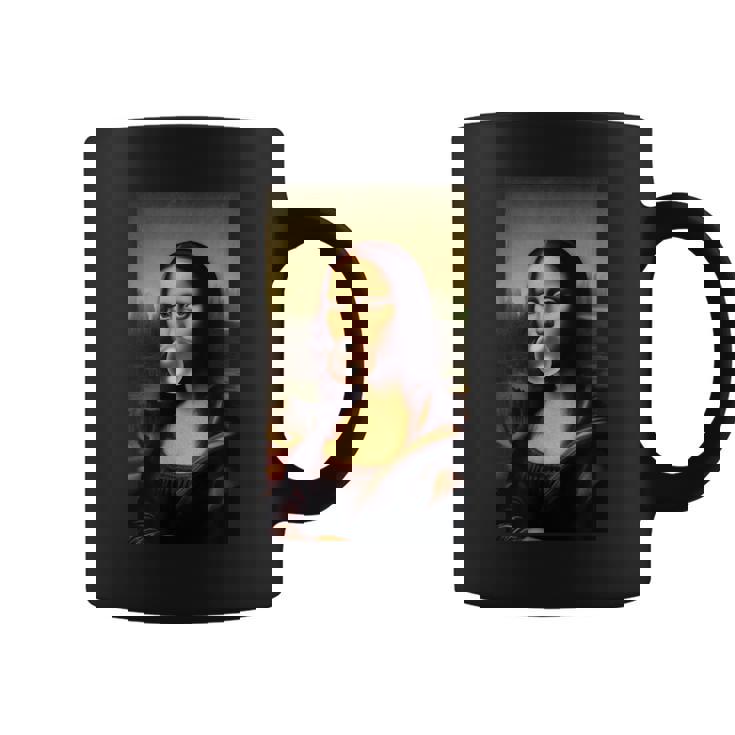 Mona Lisa チューインガム レオナルド・ダ・ヴィンチ ジョコンダ イタリアアート コーヒーマグ