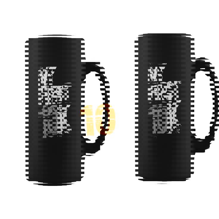 My First 10K 初心者達成マラソン コーヒーマグ