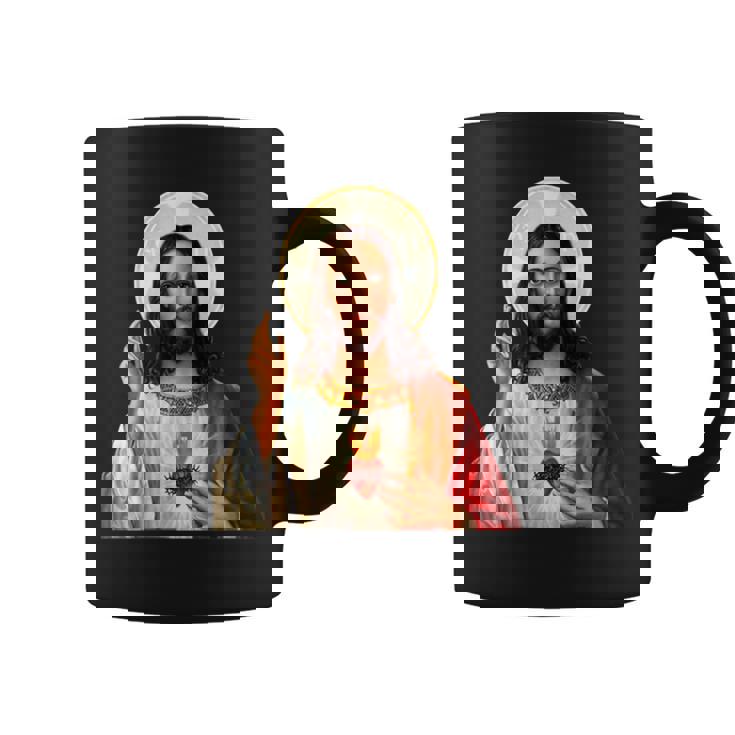 Myuperhero Is Jesus、Faith Love Godシャツ コーヒーマグ