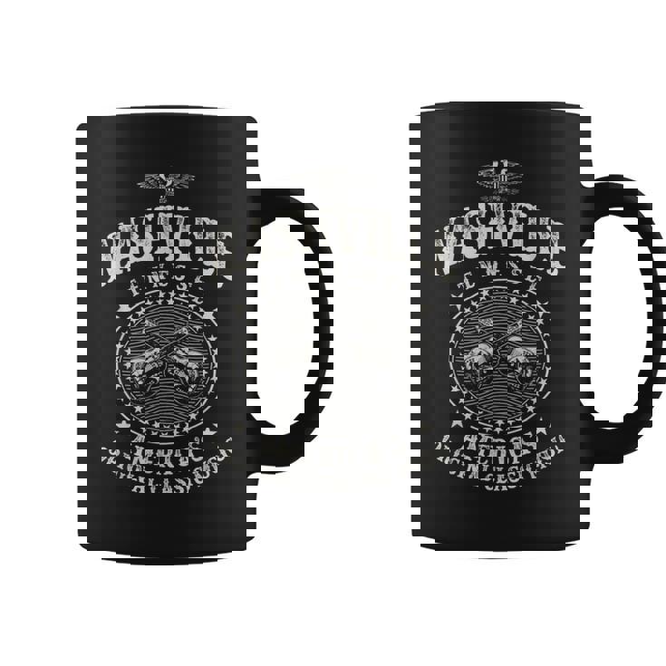 Nashville Music City Usa ビンテージギター コーヒーマグ