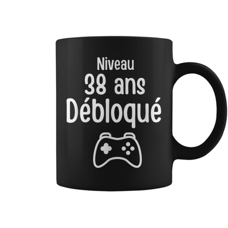 Niveau 38 Ans Débloqué Gamer Tasse