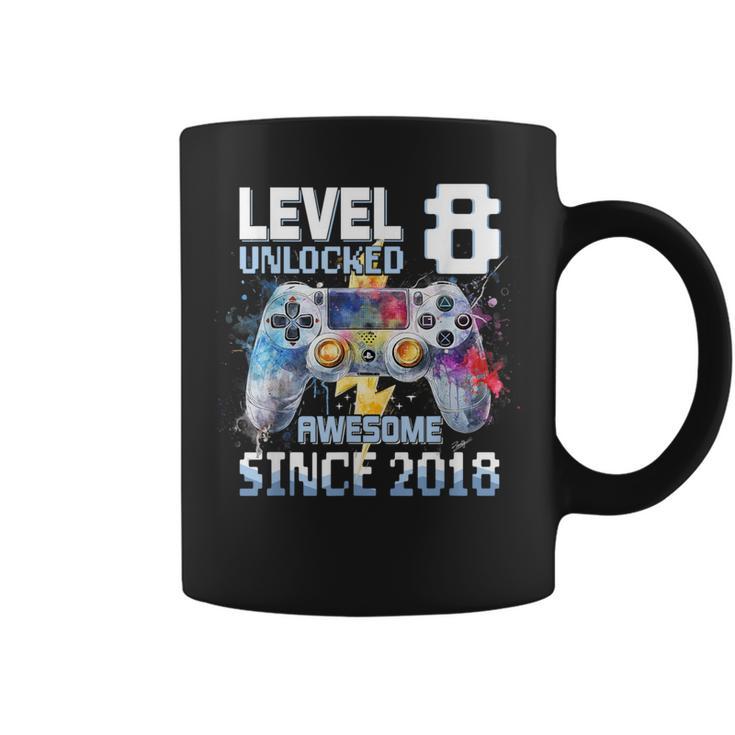 Nivel 8 Desbloqueado Cumpleaños Niño 8Vo Desbloqueadoideojuego Taza de café
